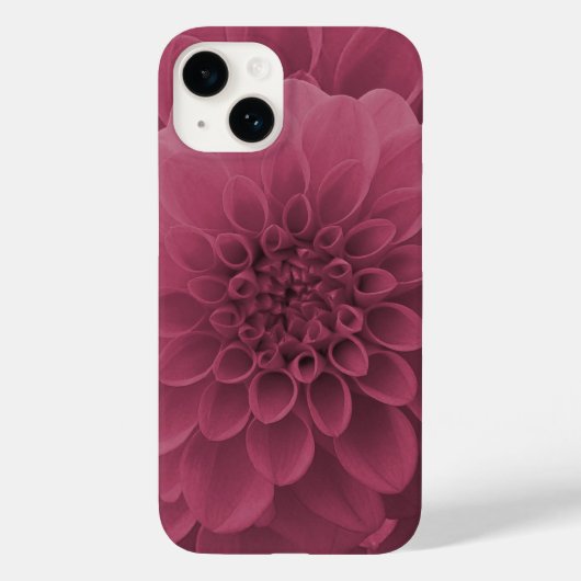 Pink Dahlia Case-Mate iPhone Hülle (Rückseite)