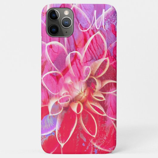 Pink Dahlia Delight Phone Case (Rückseite)