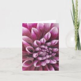 Pink Dahlia Einladung