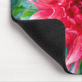Pink Dahlia Fotografie, kanadische Blume Mousepad (Ecke)