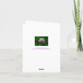 PINK DAHLIA KARTE (Rückseite)