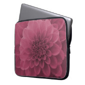 Pink Dahlia Laptopschutzhülle (Vorderseite Links)