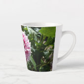 Pink Dahlia Latte Tasse (Rechts)