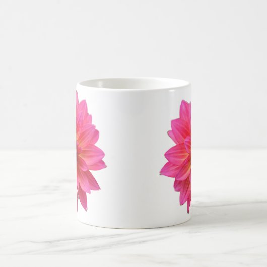 Pink Dahlia Mug Kaffeetasse (Mittel)