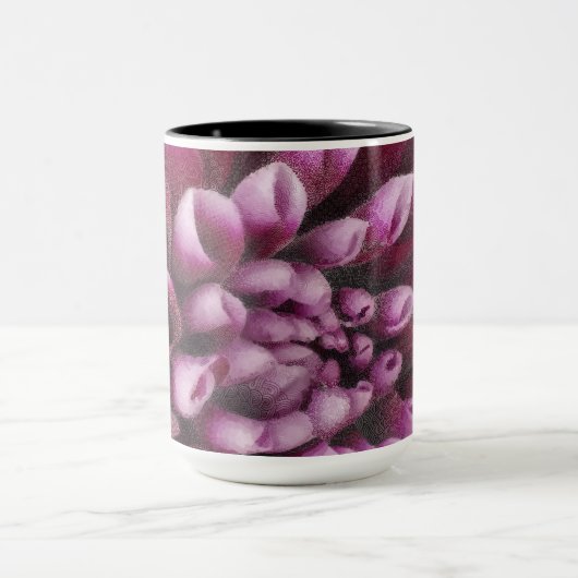 Pink Dahlia mug Tasse (Zentrum)
