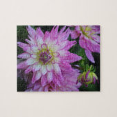 Pink Dahlia Puzzle (Horizontal)
