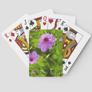 Pink Dahlia Spielkarten