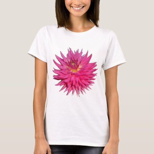 Pink Dahlia T-Shirt (Vorderseite)