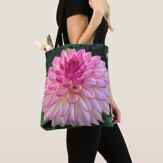 Pink Dahlia Tote Bag Tasche (Von Nahem)