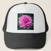 Pink Dahlia Truckerkappe (Vorderseite)