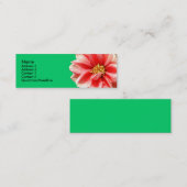 Pink Dahlia Visitenkarte (Vorne/Hinten)