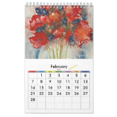 Pink Daises 2025 Blumenkalender Kalender (Feb 2027)