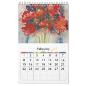 Pink Daises 2025 Blumenkalender Kalender (Feb 2026)