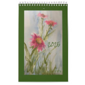 Pink Daises 2025 Blumenkalender Kalender (Titelbild)