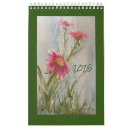 Pink Daises 2025 Blumenkalender Kalender