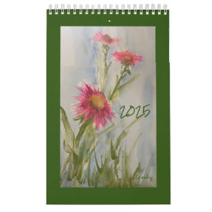 Pink Daises 2025 Blumenkalender Kalender