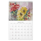 Pink Daises 2025 Blumenkalender Kalender (Mär 2026)