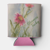 Pink Daises Can Cooler Dosenkühler (Vorderseite)