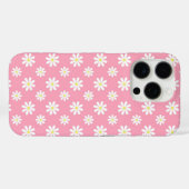 Pink Daisies Blumenmuster Case-Mate iPhone Hülle (Rückseite (Horizontal))