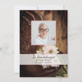 Pink Daisies Cowboy Boot Western Tod Jahrestag Einladung (Vorderseite)