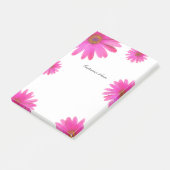 Pink Daisies Floral Daisy Elegante Country Spring Post-it Klebezettel (angewinkelt)