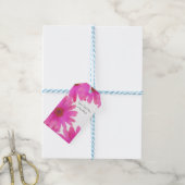 Pink Daisies floral Daisy Elegante Custom Gevor Geschenkanhänger (Mit Garn)