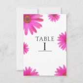 Pink Daisies Floral Daisy Elegante Land Rustikal Einladung (Vorderseite)