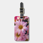 Pink Daisies_ Gepäckanhänger (Vorderseite vertikal)