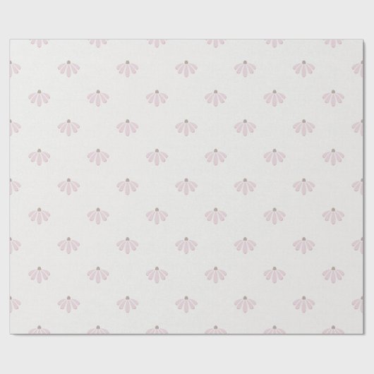 Pink Daisies Geschenkpapier (Flach)