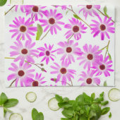Pink Daisies Geschirrtuch (Gefaltet)