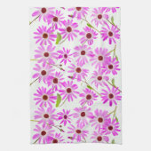 Pink Daisies Geschirrtuch (Vertikal)