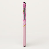 Pink Daisies Monogram Case-Mate iPhone Hülle (Hinten/Links)