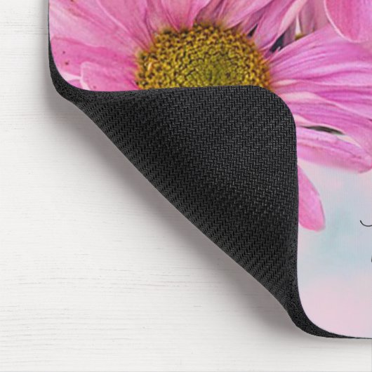 Pink Daisies Mousepad (Ecke)