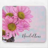 Pink Daisies Mousepad (Vorne)