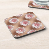 Pink Daisies Plastic Untersetzer Set (Linke Seite)