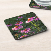 Pink Daisies Set von 6 Untersetzer aus Kunststoff (Linke Seite)
