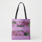 Pink Daisies Tasche (Vorderseite)