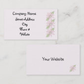 Pink Daisies Visitenkarte (Vorne/Hinten)