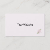 Pink Daisies Visitenkarte (Rückseite)