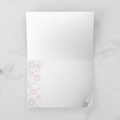 Pink Daisis Danke-Karte Dankeskarte (Innenseite)