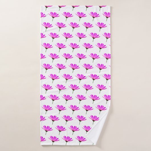Pink Daisy Badehandtuch (Badehandtuch)