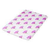 Pink Daisy Badematte (Schrägansicht)