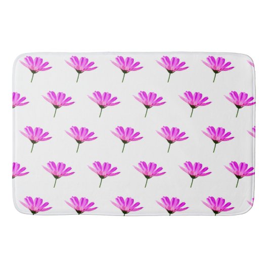 Pink Daisy Badematte (Vorderseite)