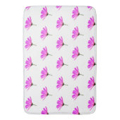 Pink Daisy Badematte (Vorderseite Vertikal)