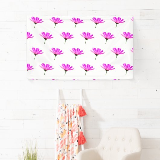 Pink Daisy Banner (Insitu)