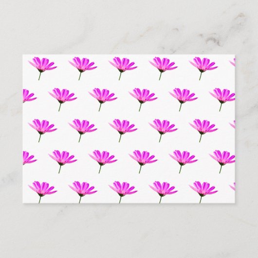 Pink Daisy Begleitkarte (Vorderseite)