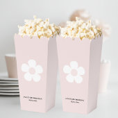 Pink Daisy Birthday Popcorn Geschenkschachtel