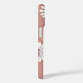 Pink Daisy Blooms: Minimalistisches Muster Case-Mate iPhone Hülle (Rückseite / Rechts)