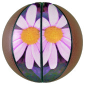 Pink Daisy Blume Basketball (Vertikal)