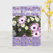 Pink Daisy Blume Blumenkonventionen Kunst Karte (Gelbe Blume)